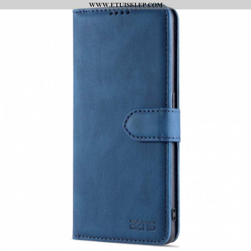 Etui Folio do Oppo Reno 6 5G Azns Couture Z Efektem Skóry